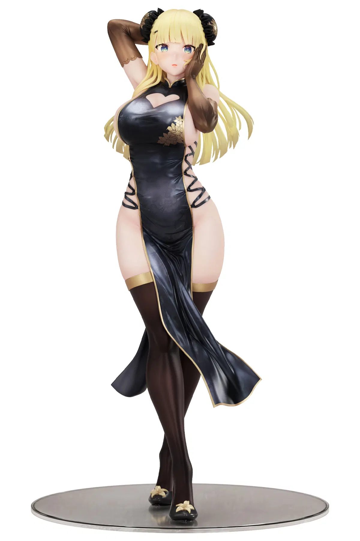Oekakizuki Original Illustration 1/7 Scale Pre-Painted Figure: China Girl Black Ver.