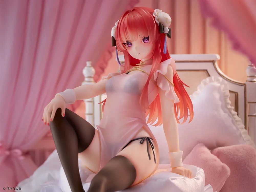 Original Character 1/6 Scale Pre-Painted Figure: Silky Slinky Tanuma Ikeuchi Anna See-through Chinese Dress Ver.