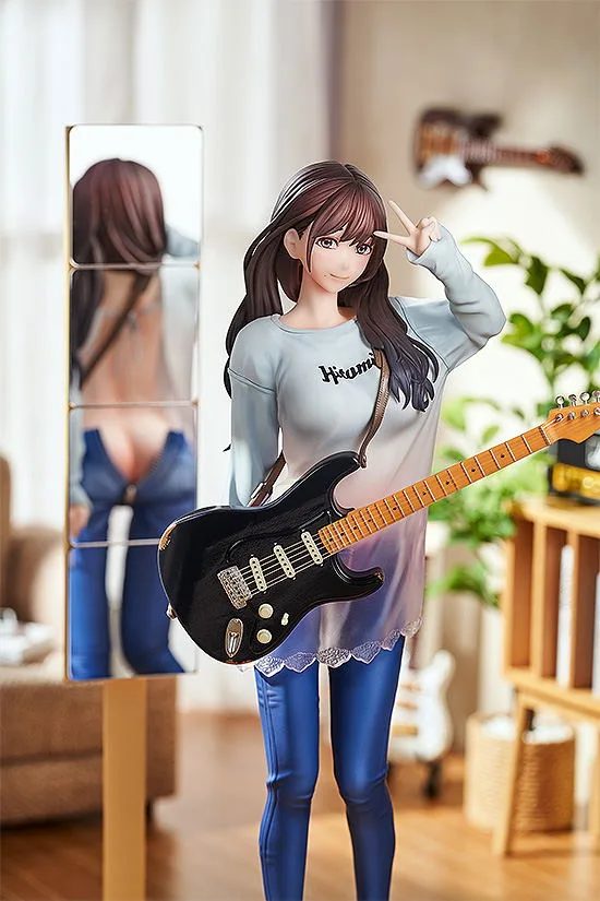 Original Character 1/7 Scale Pre-Painted Figure: Guitar MeiMei Flower & Mirror