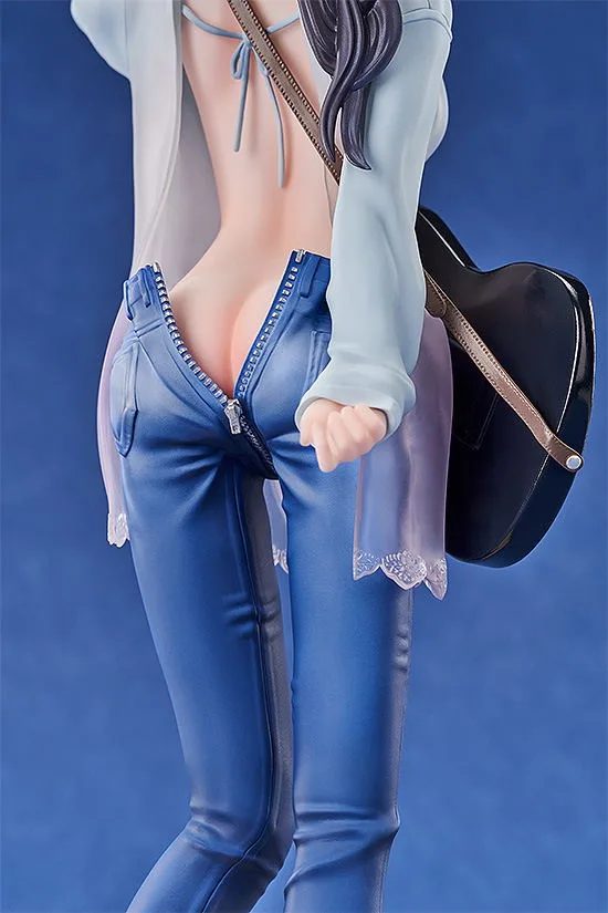 Original Character 1/7 Scale Pre-Painted Figure: Guitar MeiMei Flower & Mirror