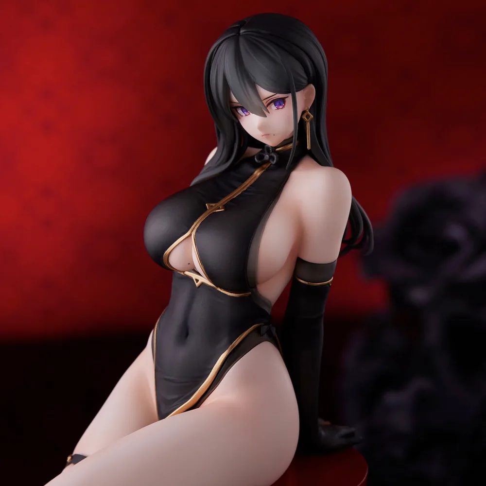 Original Character Pre-Painted Figure: Hayabusa Illustration Black China-san