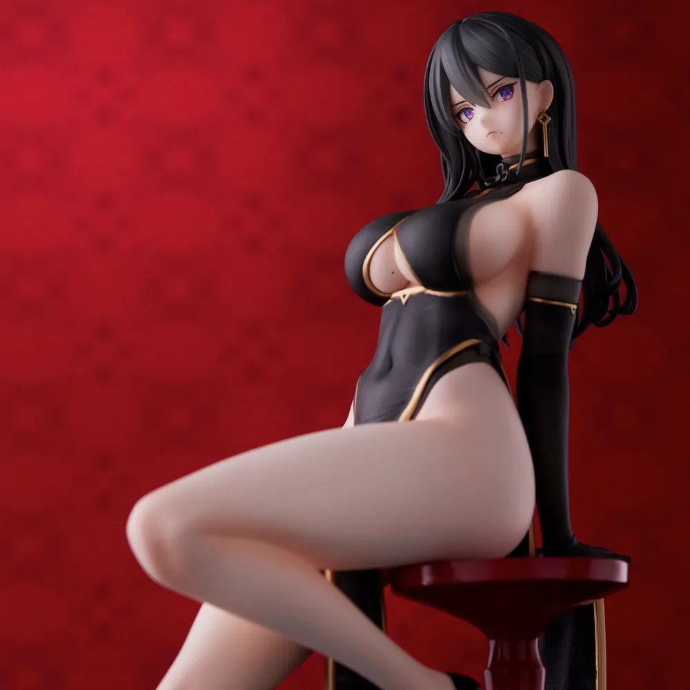 Original Character Pre-Painted Figure: Hayabusa Illustration Black China-san