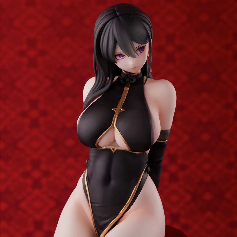 Original Character Pre-Painted Figure: Hayabusa Illustration Black China-san
