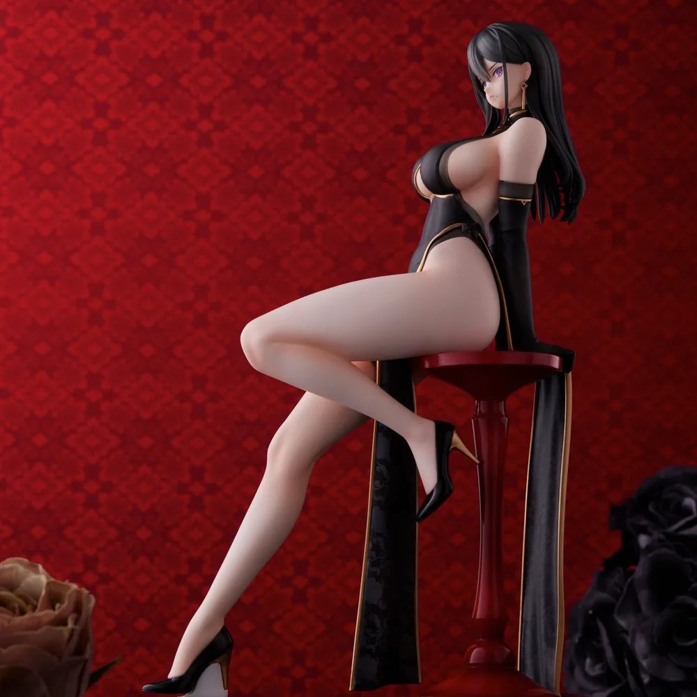 Original Character Pre-Painted Figure: Hayabusa Illustration Black China-san