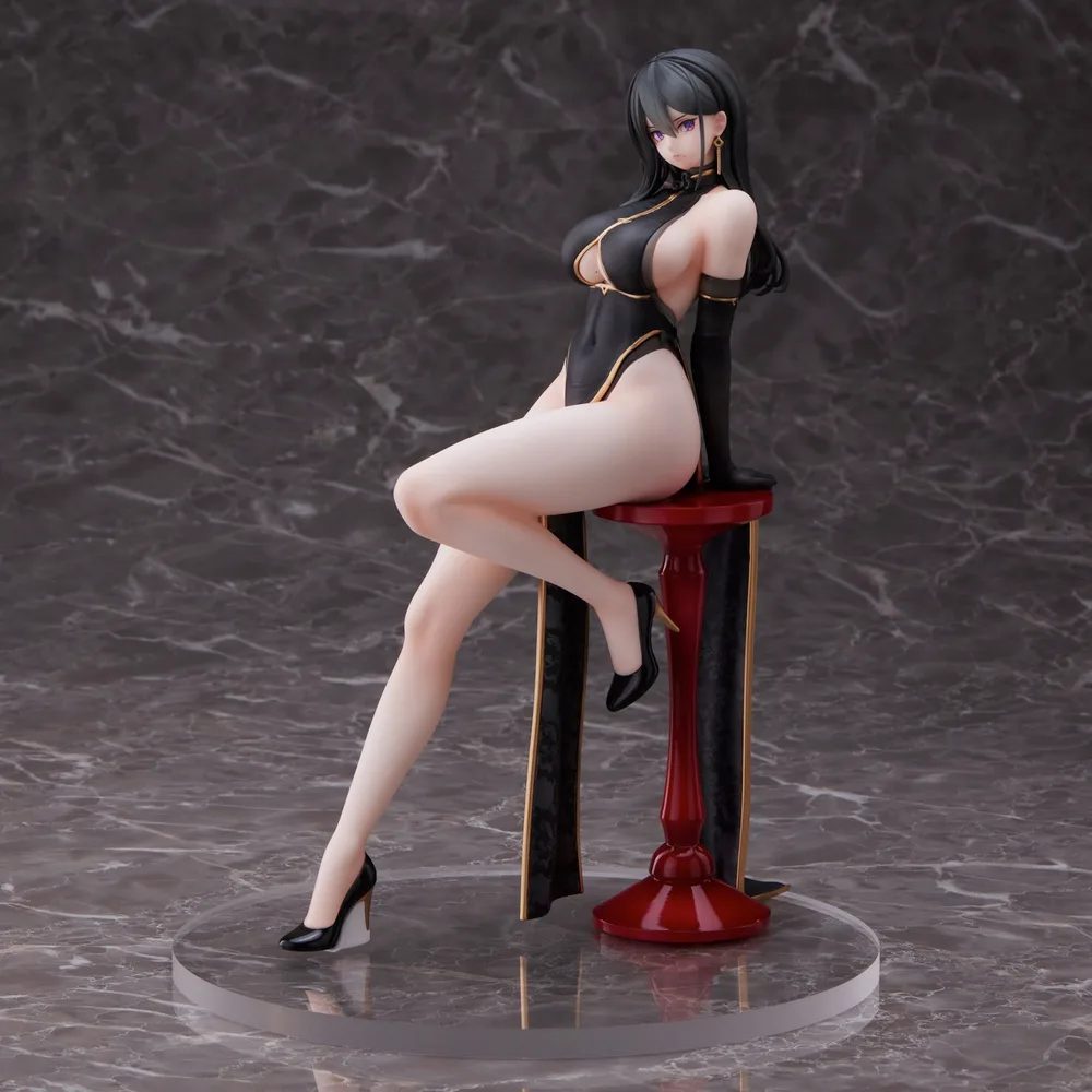 Original Character Pre-Painted Figure: Hayabusa Illustration Black China-san
