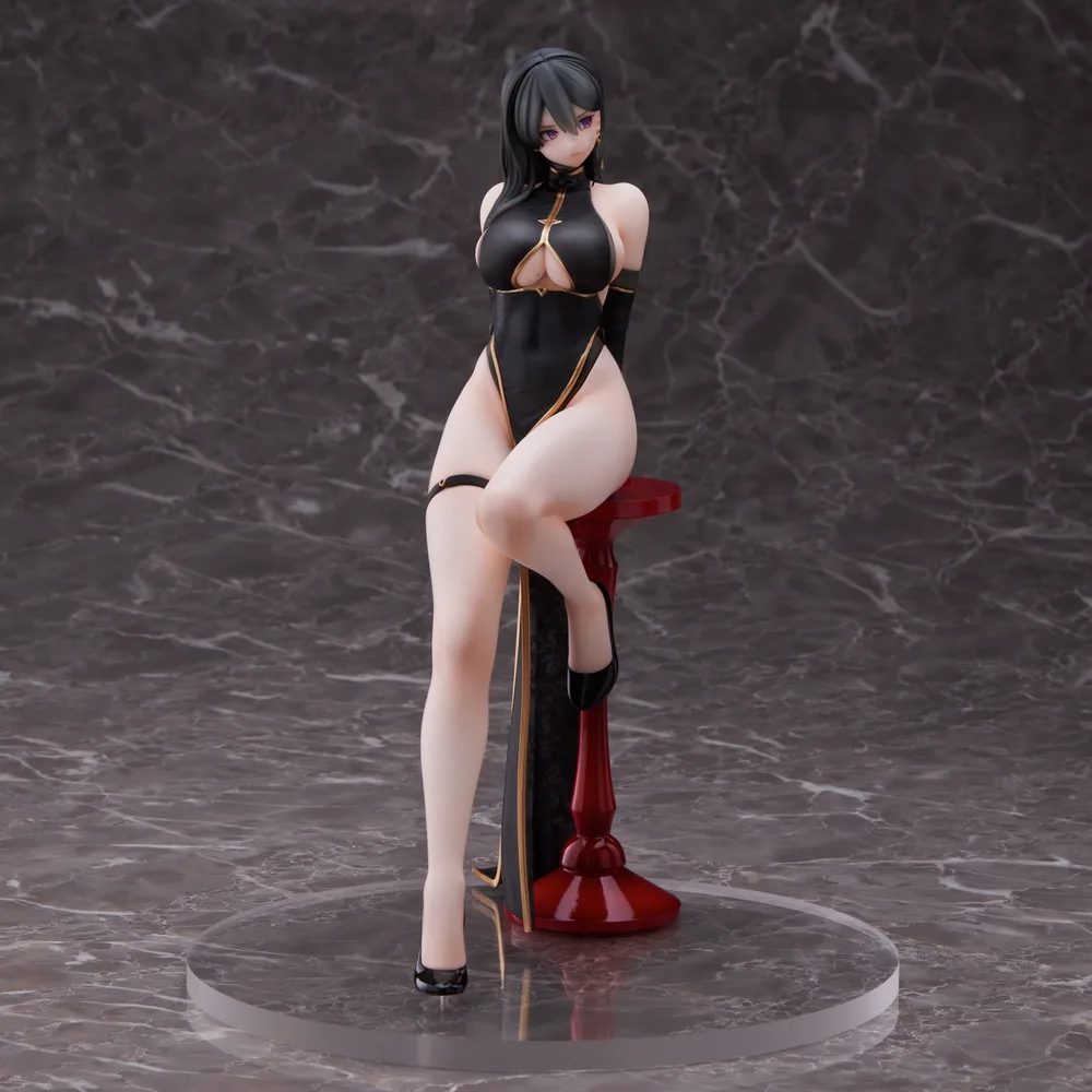 Original Character Pre-Painted Figure: Hayabusa Illustration Black China-san