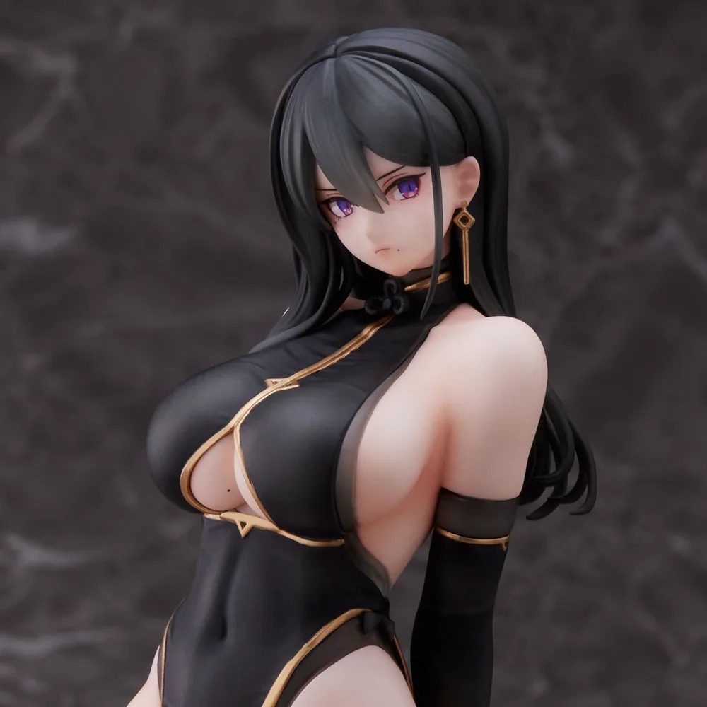 Original Character Pre-Painted Figure: Hayabusa Illustration Black China-san