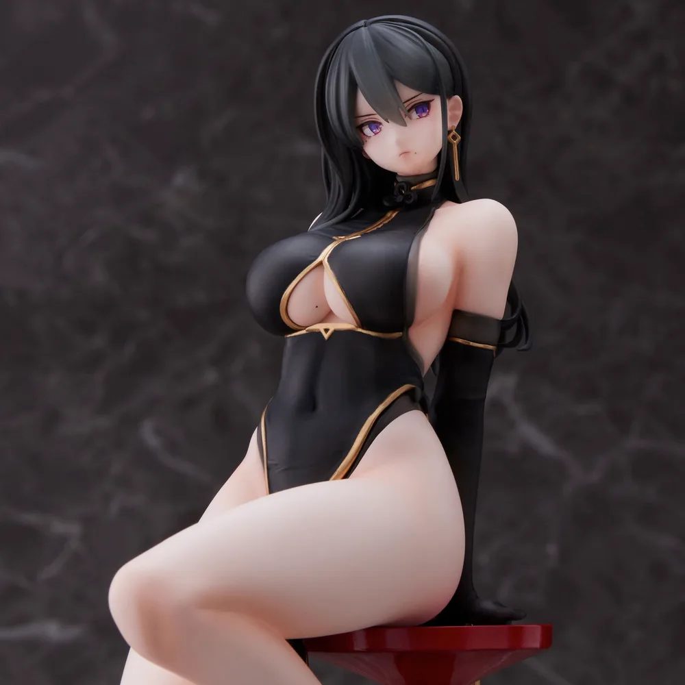 Original Character Pre-Painted Figure: Hayabusa Illustration Black China-san