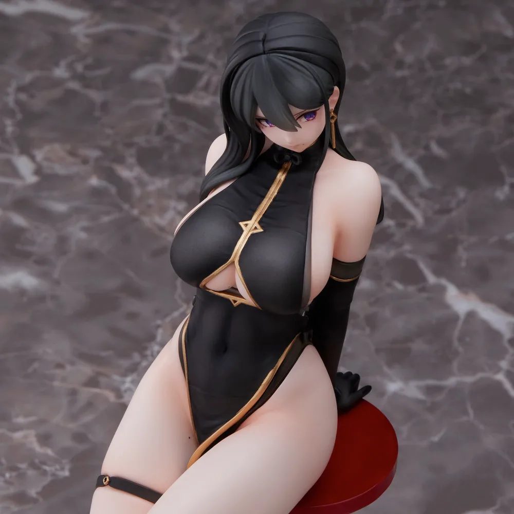 Original Character Pre-Painted Figure: Hayabusa Illustration Black China-san