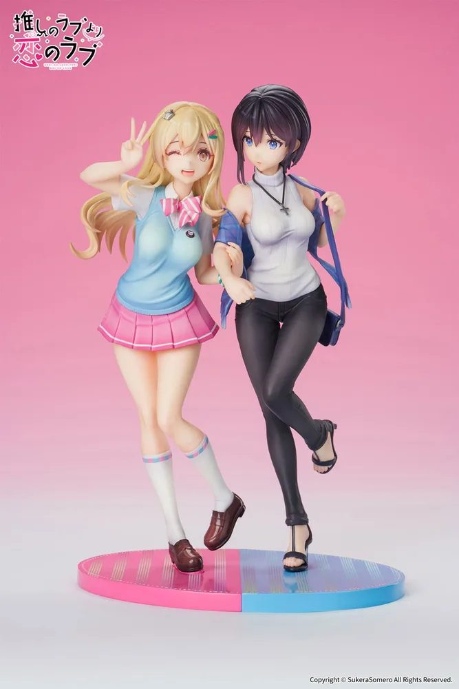 OshiRabu Waifus Over Husbandos 1/7 Scale Pre-Painted Figure: Ren Furutachi & Akuru Hayahoshi