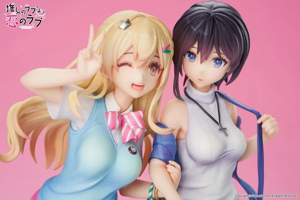 OshiRabu Waifus Over Husbandos 1/7 Scale Pre-Painted Figure: Ren Furutachi & Akuru Hayahoshi