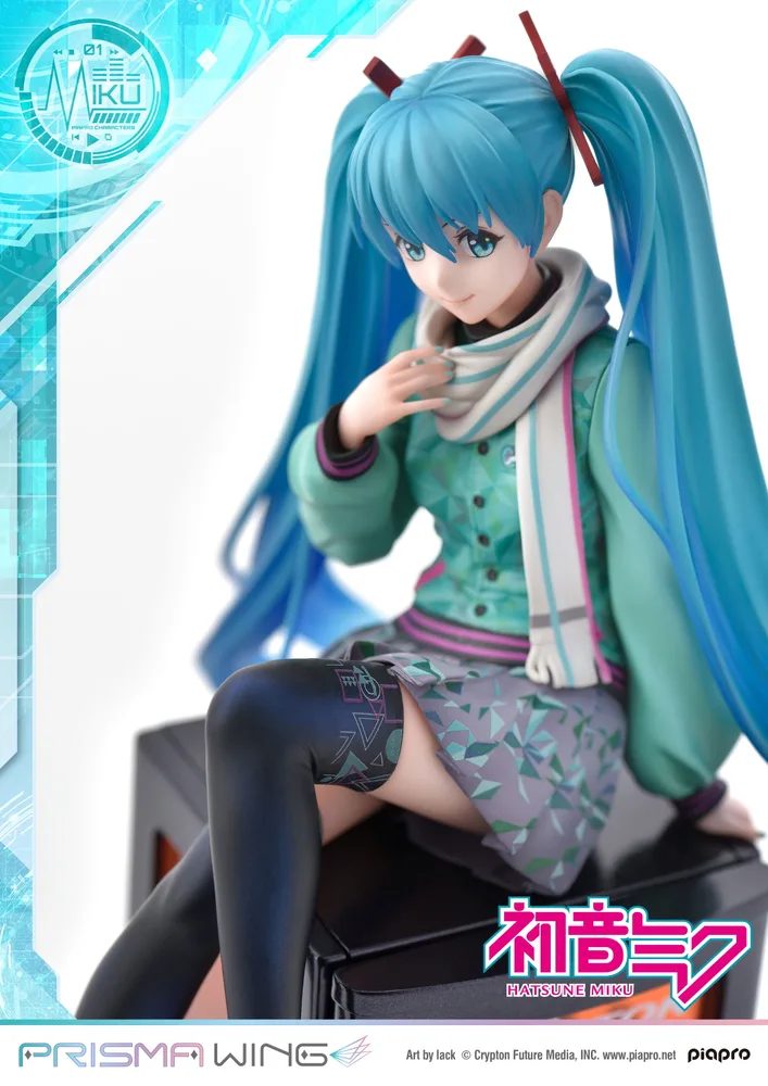 Prisma Wing Piapro Characters 1/7 Scale Pre-Painted Figure: Hatsune Miku Art by Lack