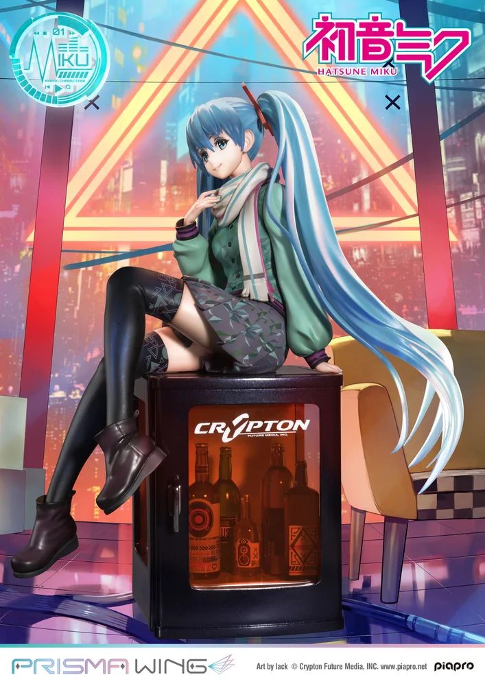 Prisma Wing Piapro Characters 1/7 Scale Pre-Painted Figure: Hatsune Miku Art by Lack