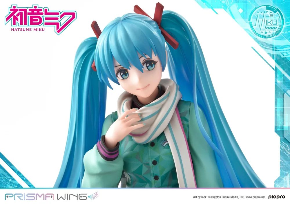 Prisma Wing Piapro Characters 1/7 Scale Pre-Painted Figure: Hatsune Miku Art by Lack