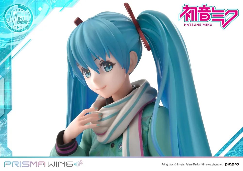 Prisma Wing Piapro Characters 1/7 Scale Pre-Painted Figure: Hatsune Miku Art by Lack