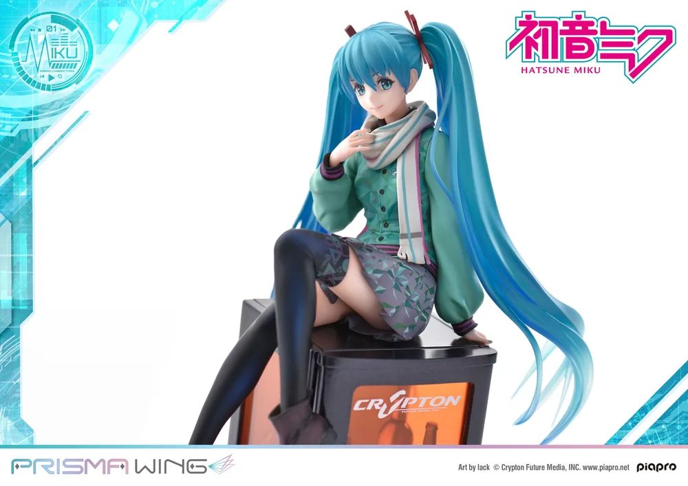 Prisma Wing Piapro Characters 1/7 Scale Pre-Painted Figure: Hatsune Miku Art by Lack
