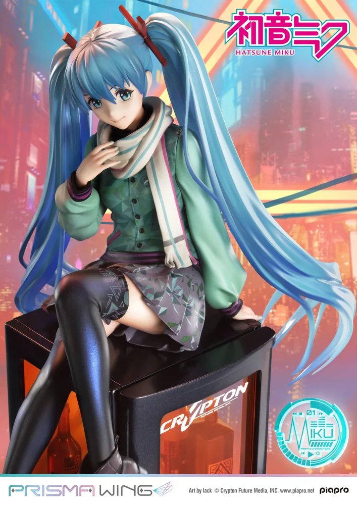 Prisma Wing Piapro Characters 1/7 Scale Pre-Painted Figure: Hatsune Miku Art by Lack
