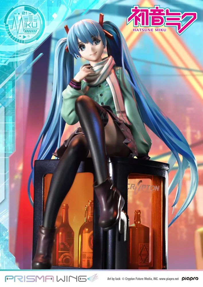 Prisma Wing Piapro Characters 1/7 Scale Pre-Painted Figure: Hatsune Miku Art by Lack