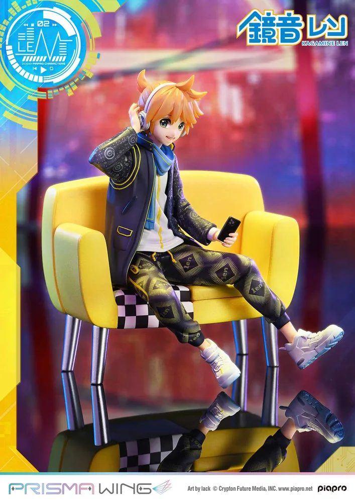 Prisma Wing Piapro Characters 1/7 Scale Pre-Painted Figure: Kagamine Len Art by Lack
