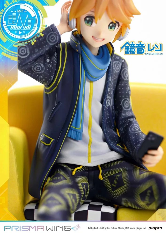 Prisma Wing Piapro Characters 1/7 Scale Pre-Painted Figure: Kagamine Len Art by Lack