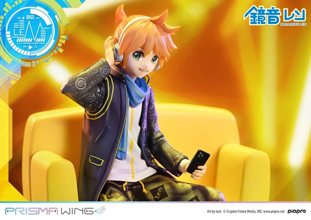 Prisma Wing Piapro Characters 1/7 Scale Pre-Painted Figure: Kagamine Len Art by Lack