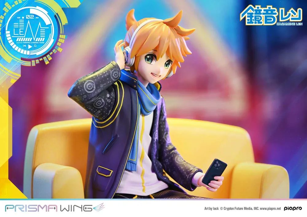Prisma Wing Piapro Characters 1/7 Scale Pre-Painted Figure: Kagamine Len Art by Lack