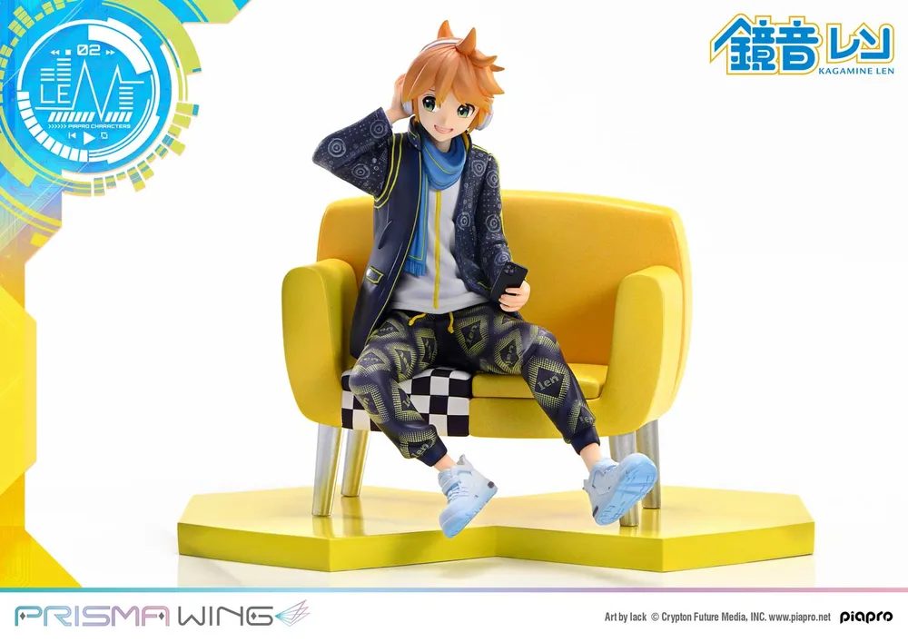 Prisma Wing Piapro Characters 1/7 Scale Pre-Painted Figure: Kagamine Len Art by Lack