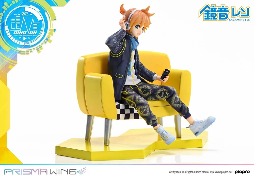 Prisma Wing Piapro Characters 1/7 Scale Pre-Painted Figure: Kagamine Len Art by Lack