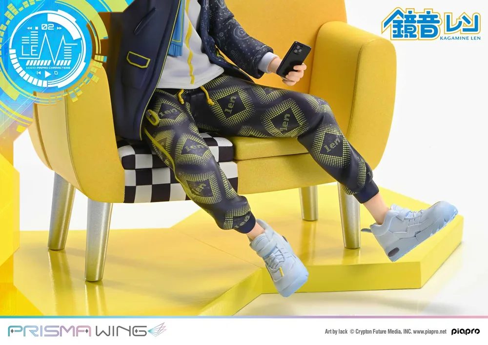 Prisma Wing Piapro Characters 1/7 Scale Pre-Painted Figure: Kagamine Len Art by Lack
