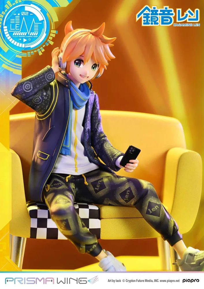 Prisma Wing Piapro Characters 1/7 Scale Pre-Painted Figure: Kagamine Len Art by Lack