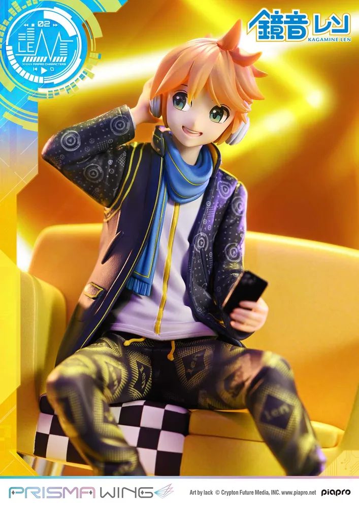 Prisma Wing Piapro Characters 1/7 Scale Pre-Painted Figure: Kagamine Len Art by Lack