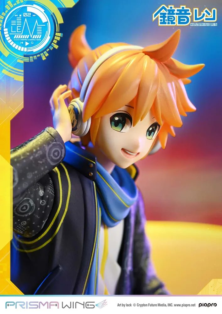 Prisma Wing Piapro Characters 1/7 Scale Pre-Painted Figure: Kagamine Len Art by Lack