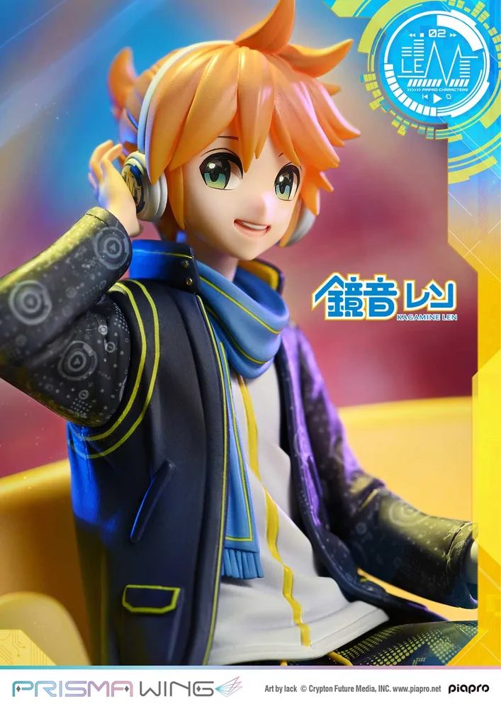 Prisma Wing Piapro Characters 1/7 Scale Pre-Painted Figure: Kagamine Len Art by Lack