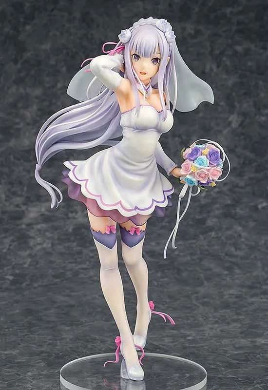 Re:Zero Starting Life in Another World 1/7 Scale Pre-Painted Figure: Emilia Wedding Ver. (Re-run)