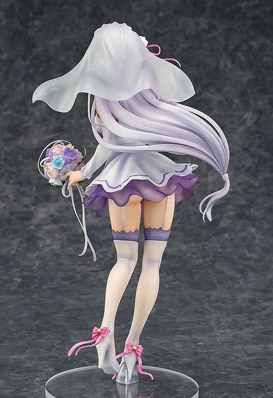 Re:Zero Starting Life in Another World 1/7 Scale Pre-Painted Figure: Emilia Wedding Ver. (Re-run)
