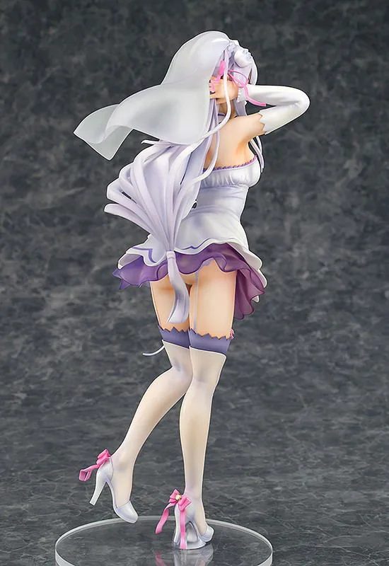 Re:Zero Starting Life in Another World 1/7 Scale Pre-Painted Figure: Emilia Wedding Ver. (Re-run)