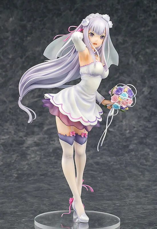 Re:Zero Starting Life in Another World 1/7 Scale Pre-Painted Figure: Emilia Wedding Ver. (Re-run)