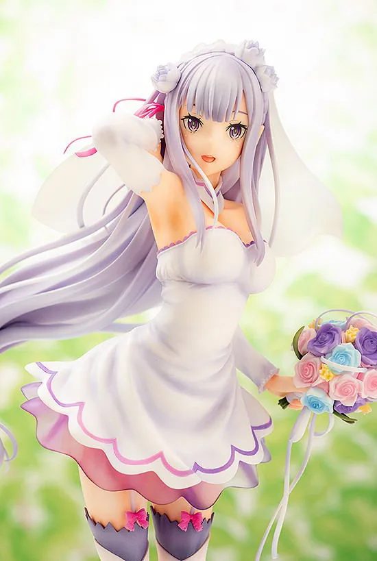 Re:Zero Starting Life in Another World 1/7 Scale Pre-Painted Figure: Emilia Wedding Ver. (Re-run)