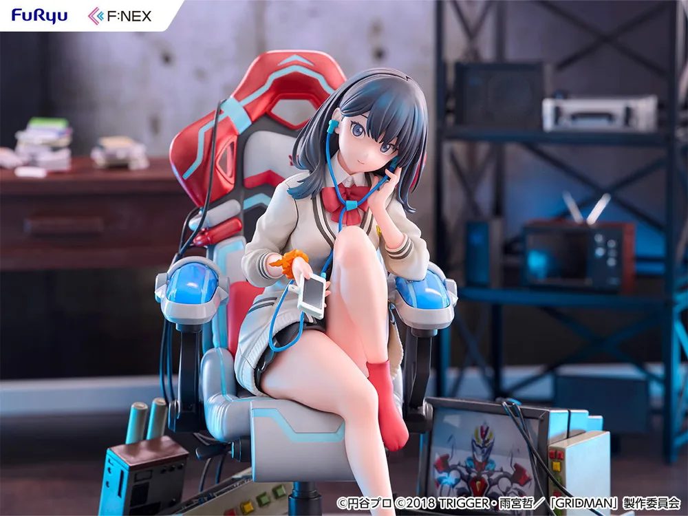 SSSS.Gridman 1/7 Scale Pre-Painted Figure: Takarada Rikka Gaming Chair Ver.