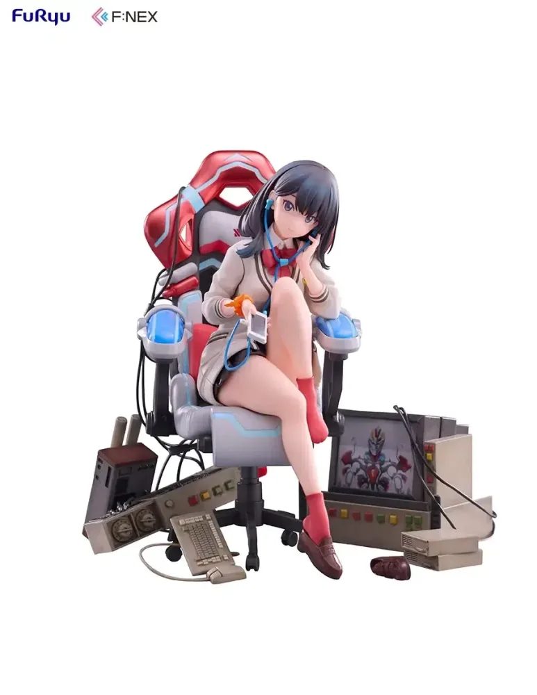 SSSS.Gridman 1/7 Scale Pre-Painted Figure: Takarada Rikka Gaming Chair Ver.