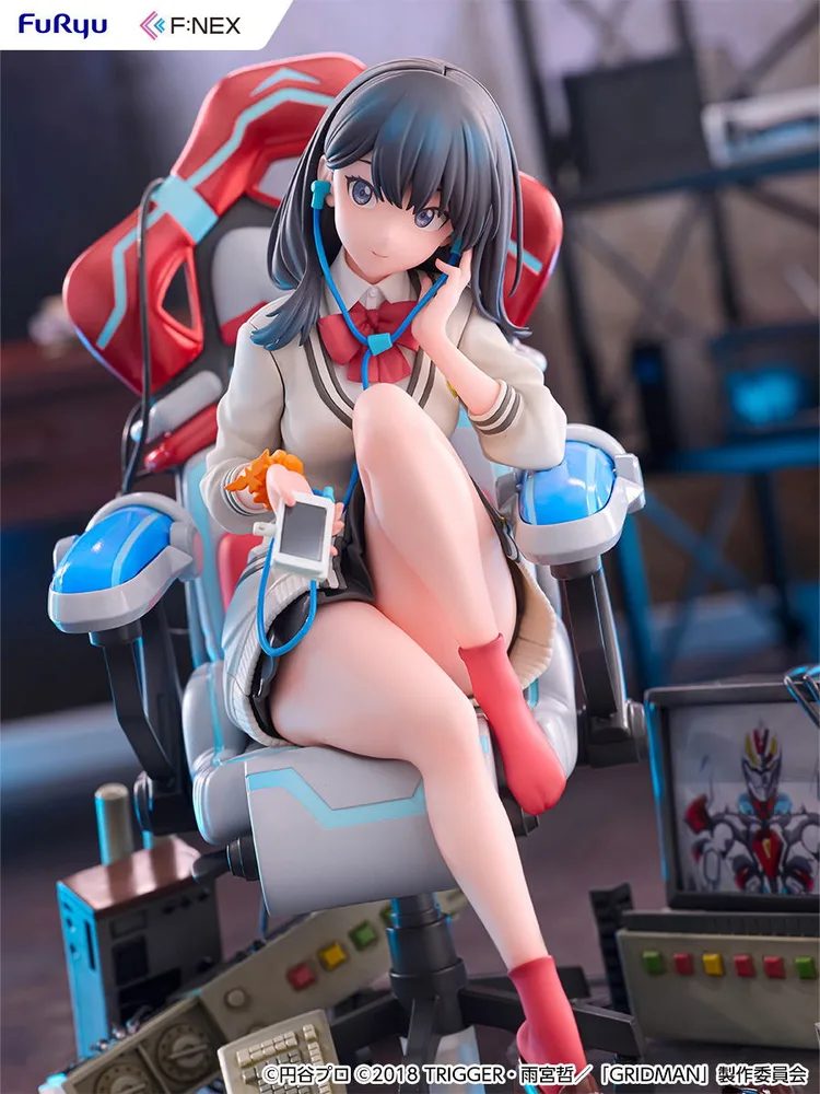 SSSS.Gridman 1/7 Scale Pre-Painted Figure: Takarada Rikka Gaming Chair Ver.
