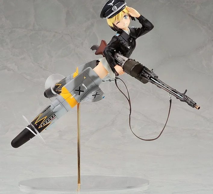 Strike Witches 2 1/8 Pre-Painted PVC Figure: Erica Hartmann Alter Ver.