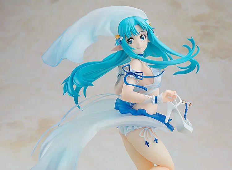 Sword Art Online 1/7 Scale Pre-Painted Figure: Asuna Undine Summer Wedding Ver.