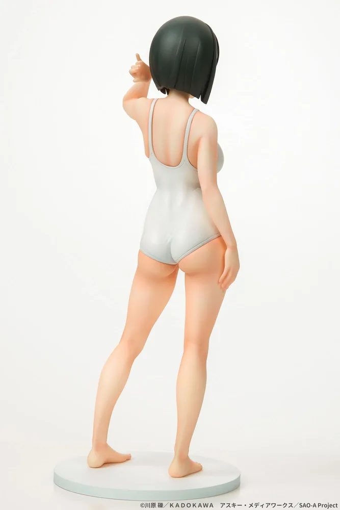 Sword Art Online 1/7 Scale Pre-Painted Figure: Suguha Kirigaya White School Swimsuit Ver.
