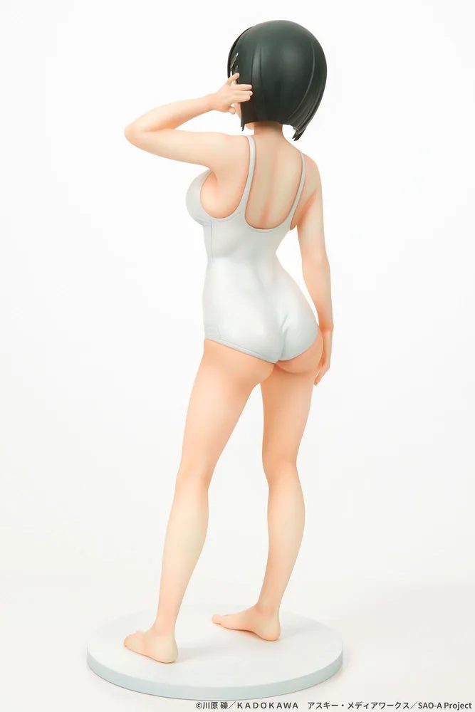 Sword Art Online 1/7 Scale Pre-Painted Figure: Suguha Kirigaya White School Swimsuit Ver.