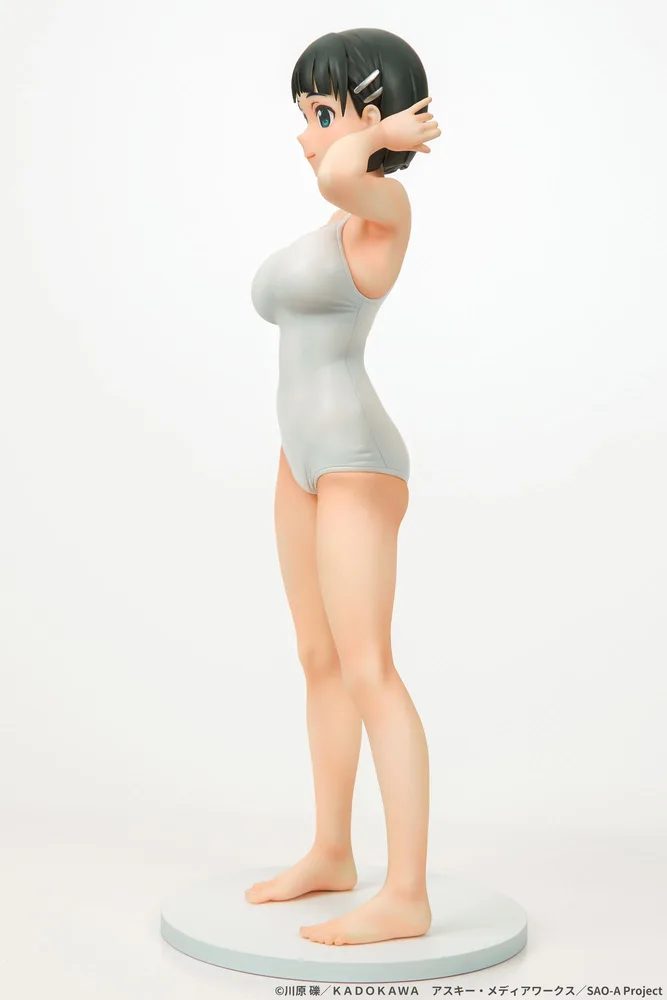 Sword Art Online 1/7 Scale Pre-Painted Figure: Suguha Kirigaya White School Swimsuit Ver.