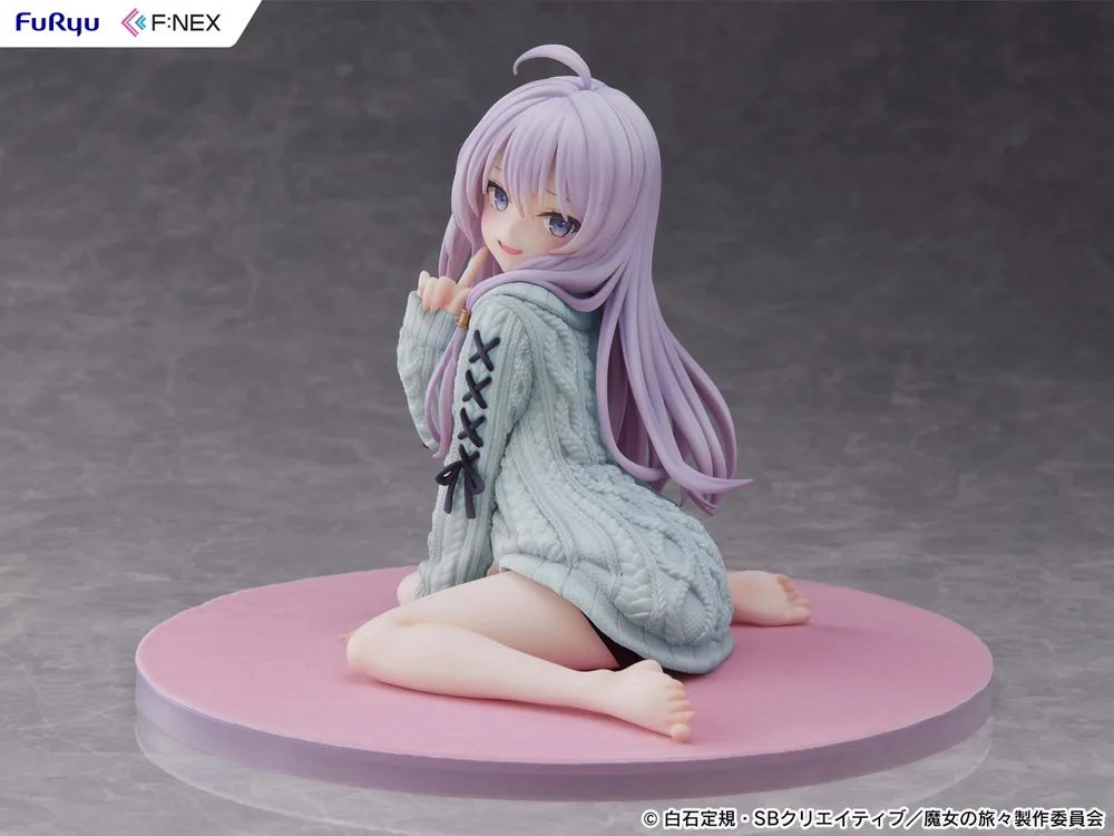 The Journey of Elaina 1/7 Scale Pre-Painted Figure: Elaina Knit Ver. Repaint Blue