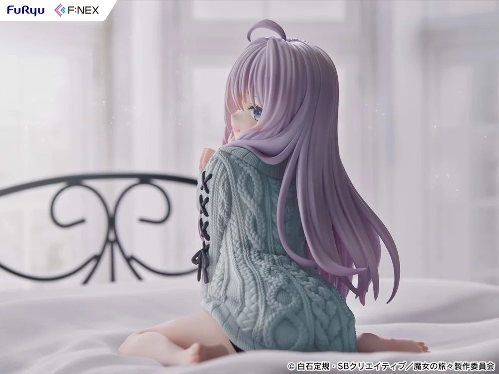 The Journey of Elaina 1/7 Scale Pre-Painted Figure: Elaina Knit Ver. Repaint Blue