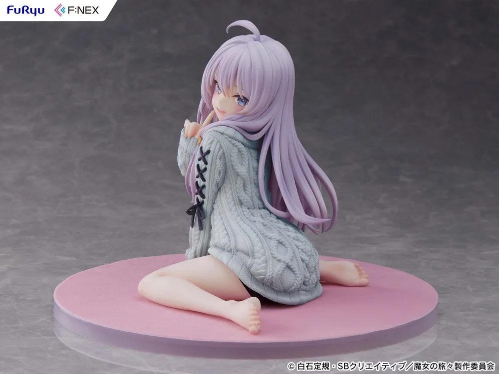 The Journey of Elaina 1/7 Scale Pre-Painted Figure: Elaina Knit Ver. Repaint Blue