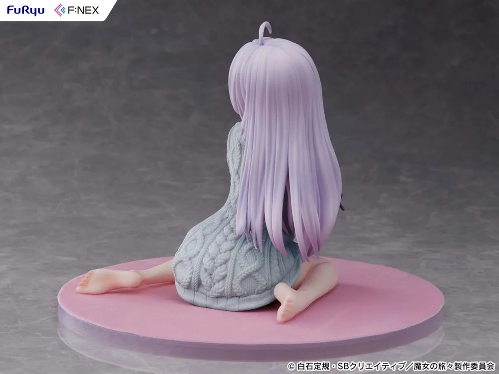 The Journey of Elaina 1/7 Scale Pre-Painted Figure: Elaina Knit Ver. Repaint Blue